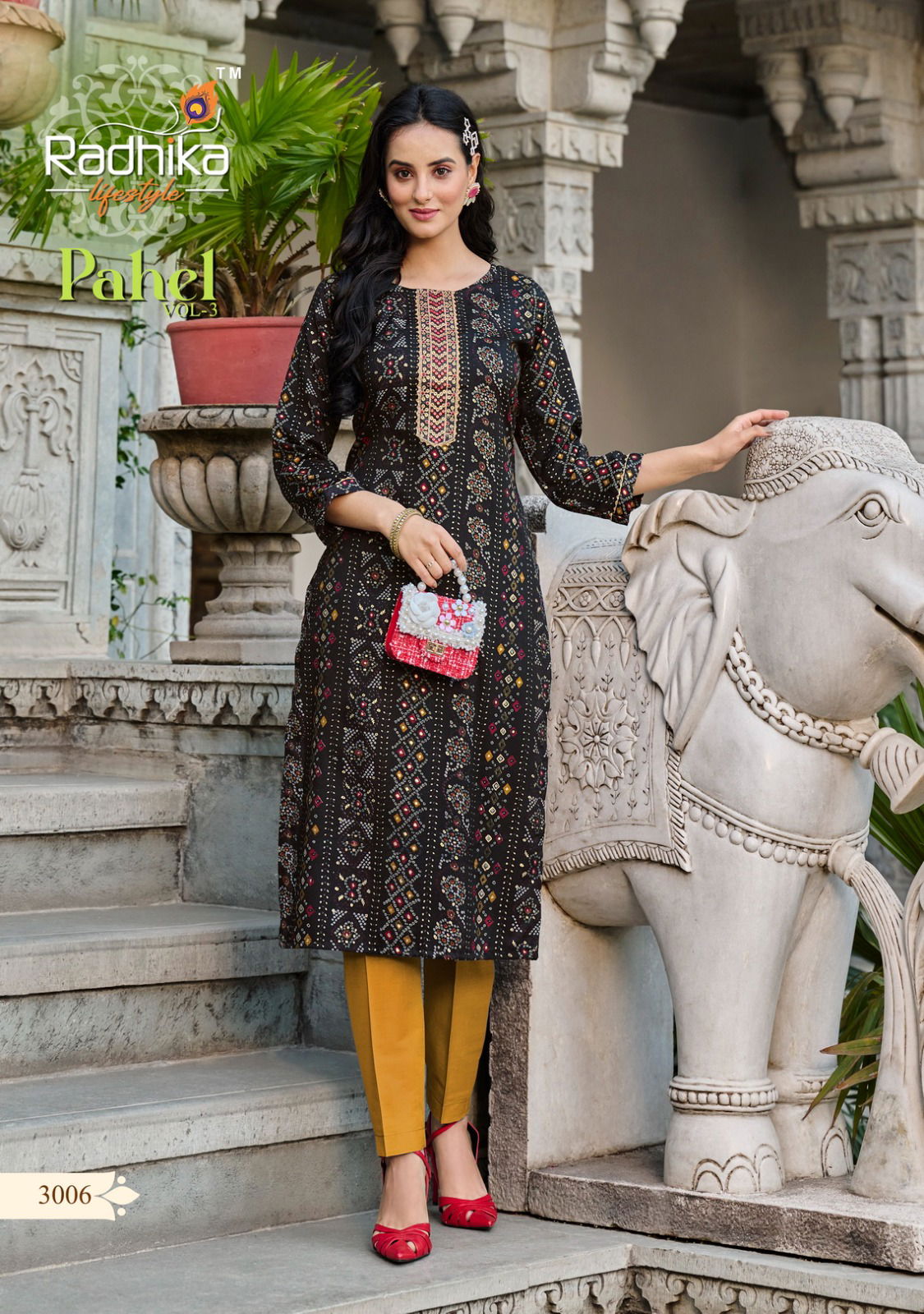 Radhika Pahel Vol 3 Long Designer Kurtis Catalog